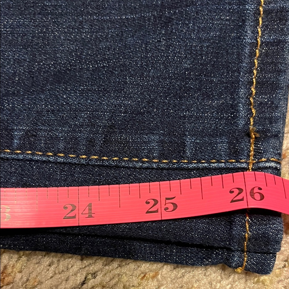 LOFT Dark Indigo Ankle Jeans - Picture 4 of 5